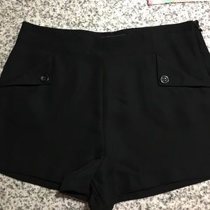 Women’s NWT Black Trouser Shorts